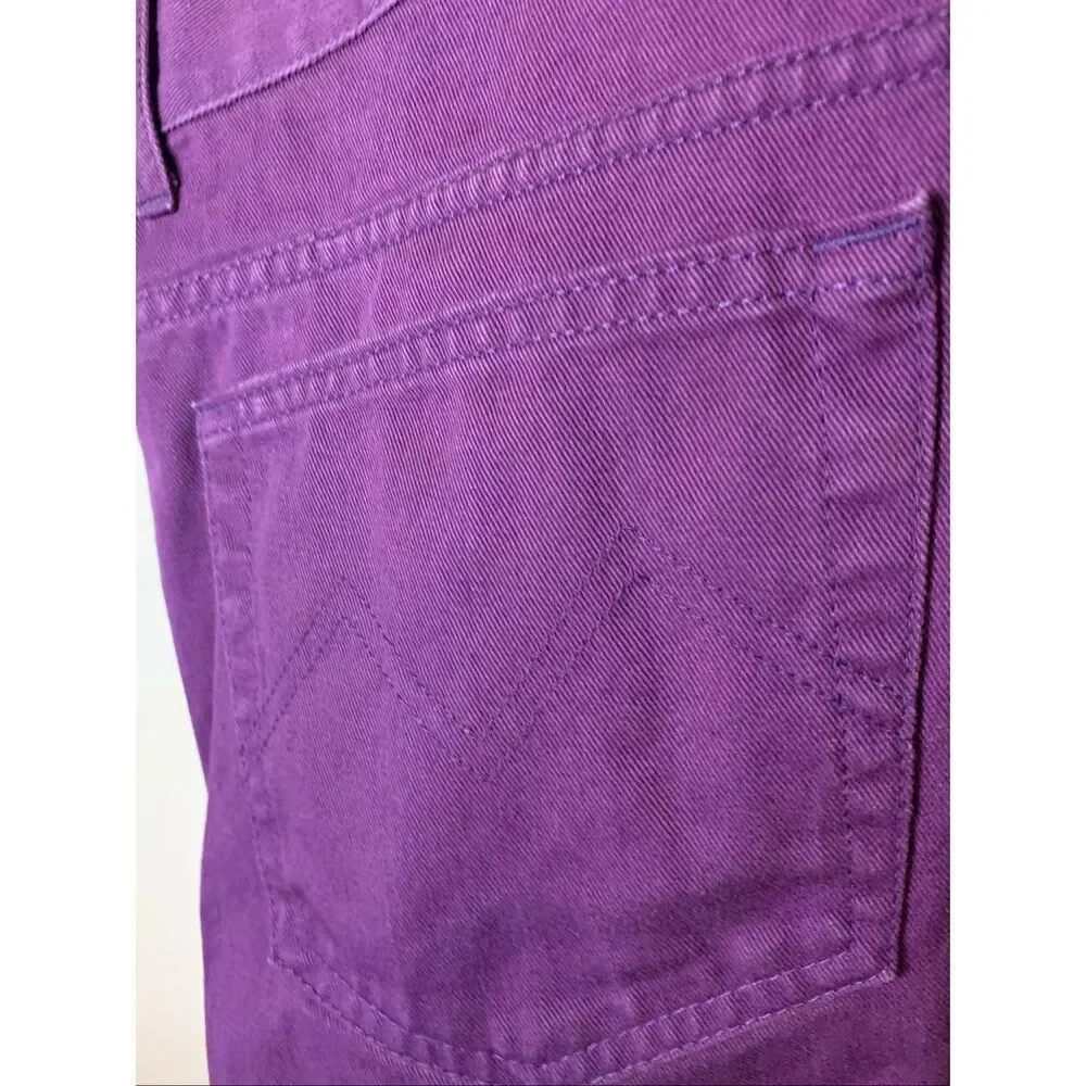 VTG Missoni Sport Wide Leg 100% cotton Made In Italy pants purple size 54